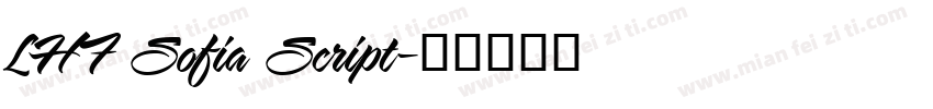 LHF Sofia Script字体转换